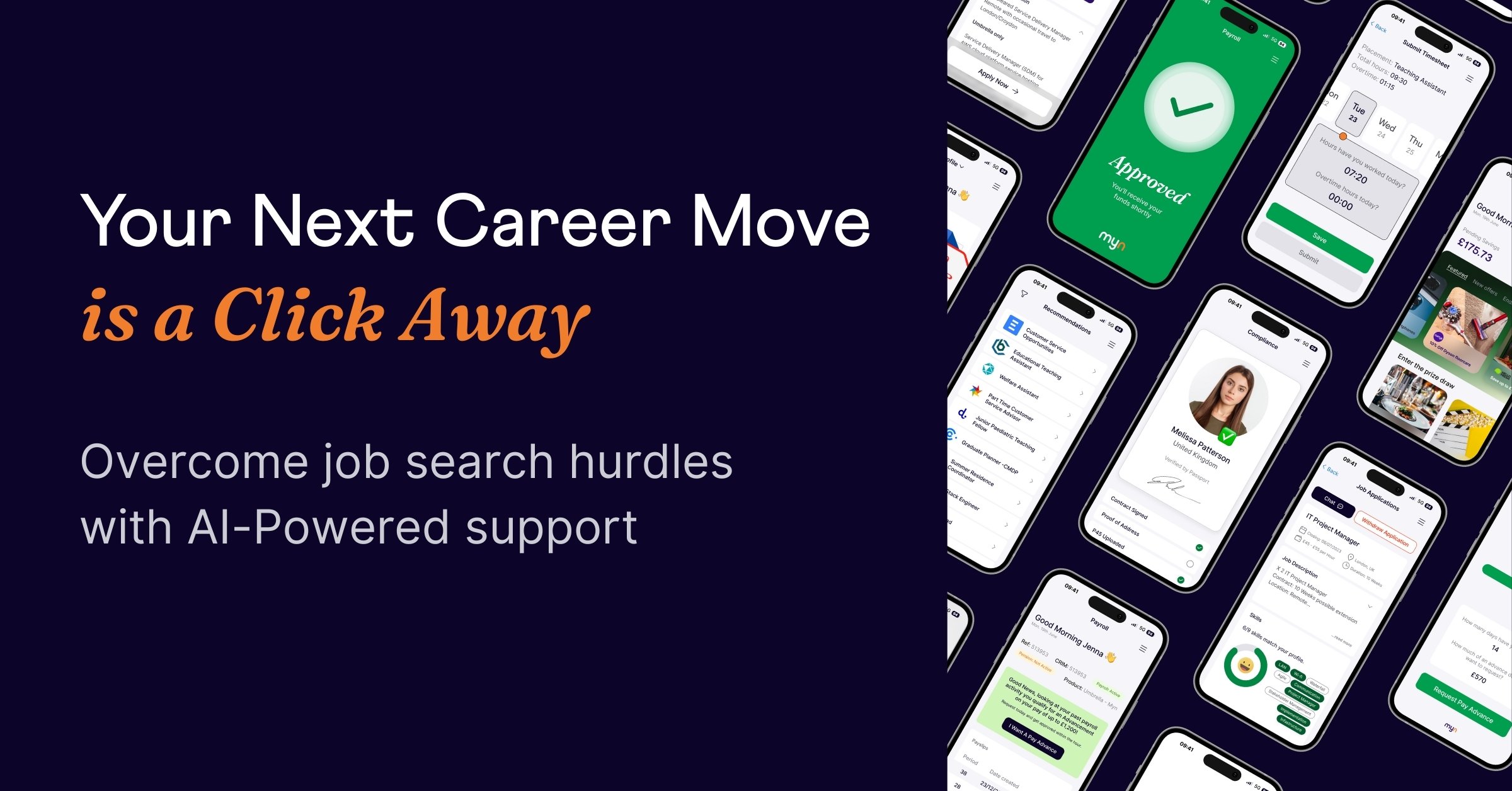 Career move is a click away blog banner